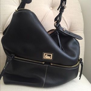 Authentic black Dooney and Bourke handbag